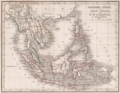 Farther India or Chin India, and N.W. Oceanica or Malaysia1835